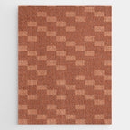 Chic Checks Terracotta Jigsaw Puzzle Gallery Image 1