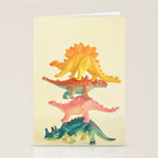 Dinosaur Antics Stationery Card Gallery Image 2