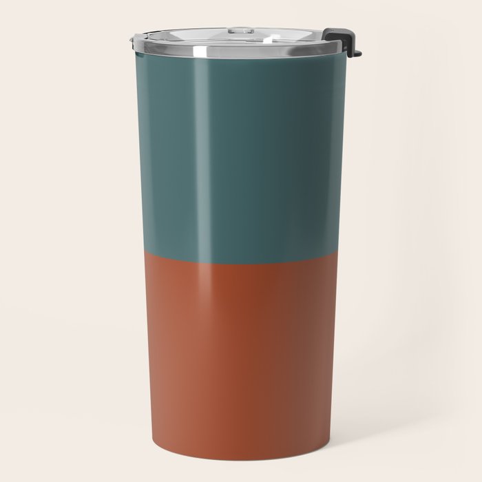 Color Block Abstract V Travel Mug Gallery Image 2