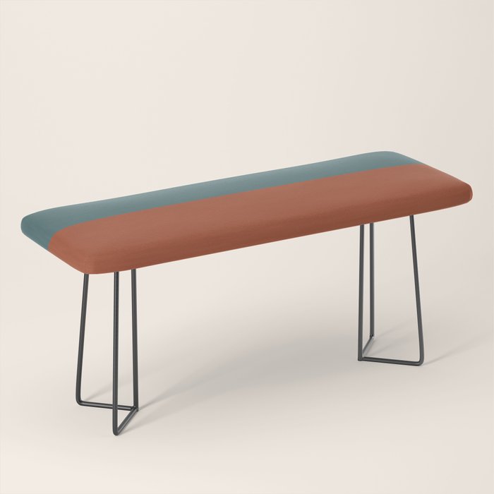 Color Block Abstract V Bench Gallery Image 1