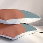 Color Block Abstract V Pillow Sham Gallery Image 3