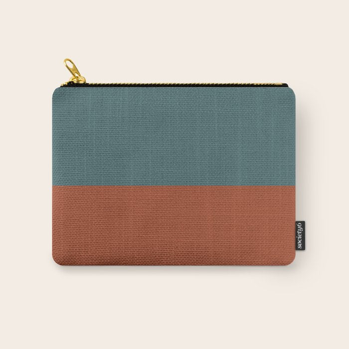 Color Block Abstract V Carry All Pouch Gallery Image 1