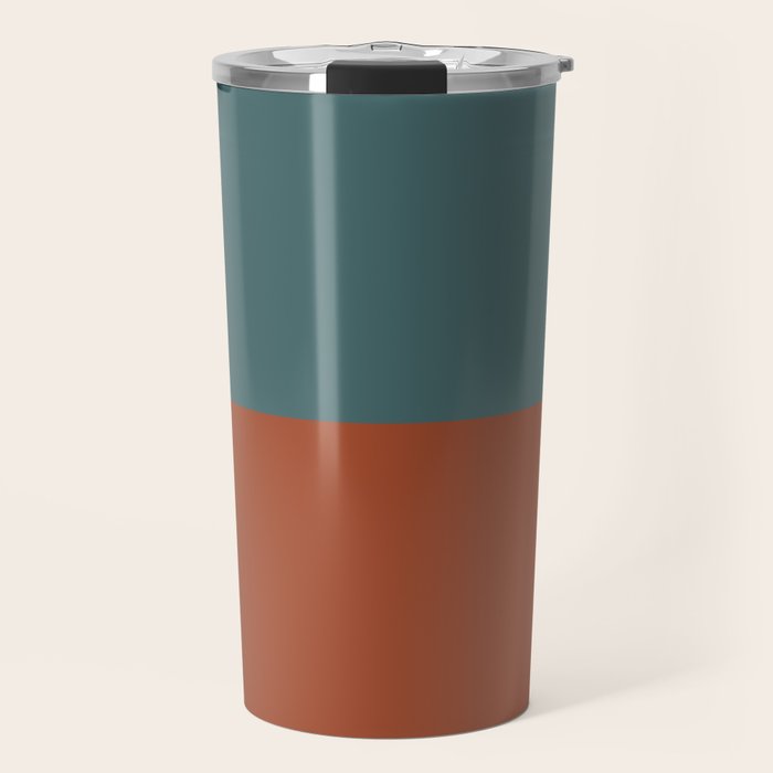 Color Block Abstract V Travel Mug Gallery Image 1