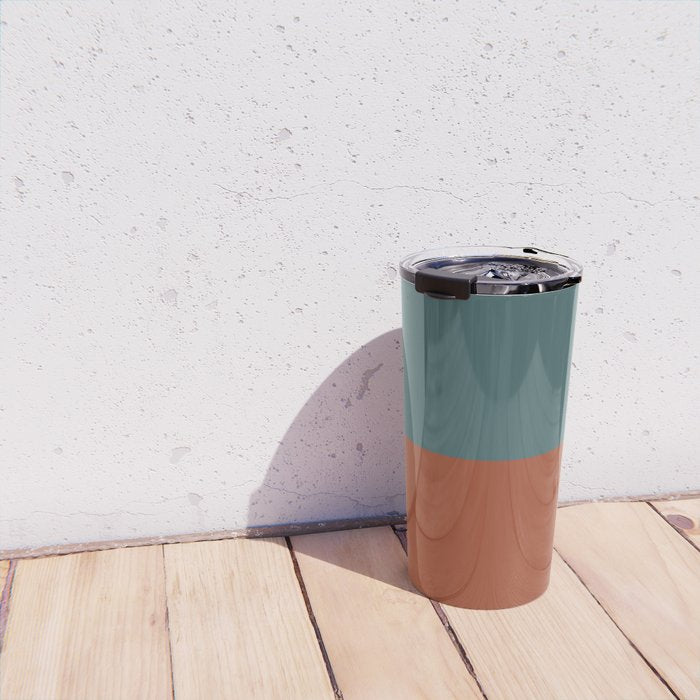 Color Block Abstract V Travel Mug Gallery Image 4