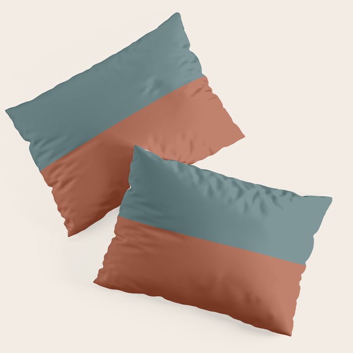 Color Block Abstract V Pillow Sham Gallery Image 1