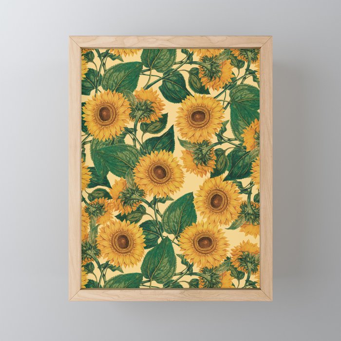 Helianthus Annuus Mini Art Print Gallery Image 1