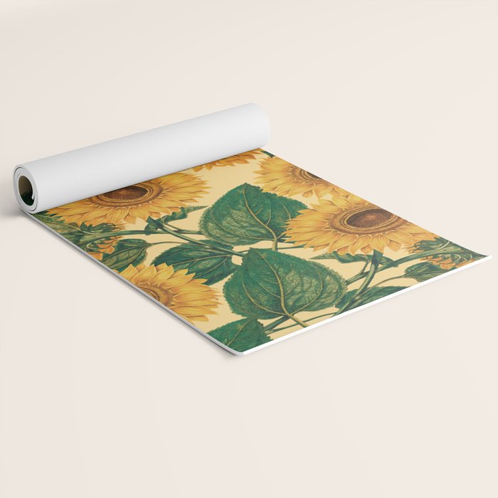 Helianthus Annuus Yoga Mat Gallery Image 2