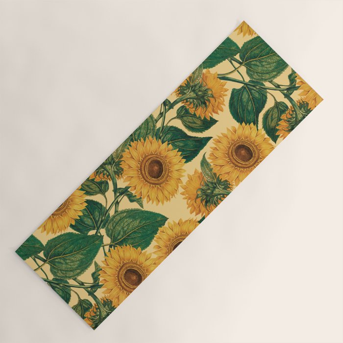 Helianthus Annuus Yoga Mat Gallery Image 1