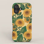 Helianthus Annuus iPhone Case Gallery Image 1