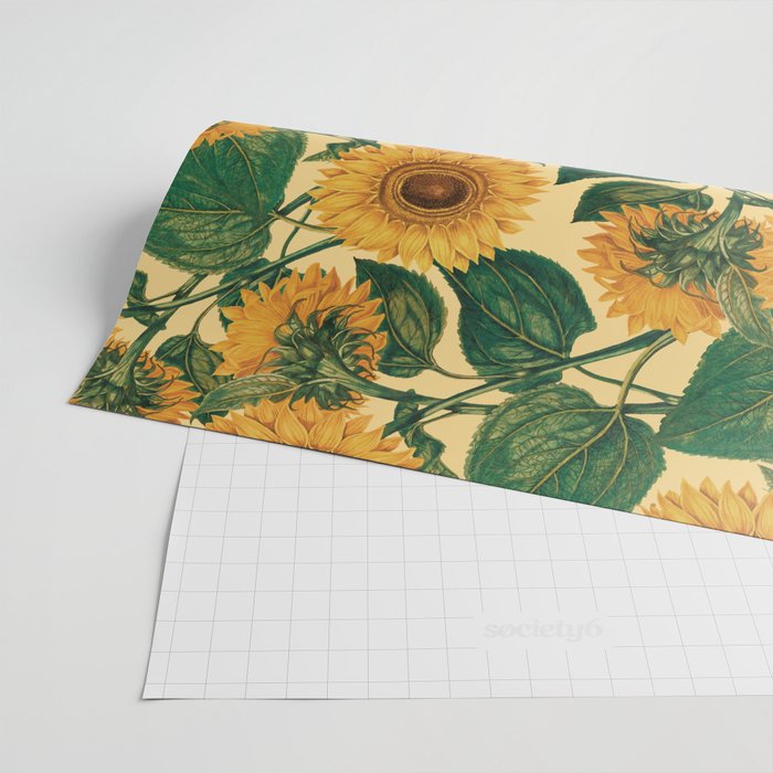 Helianthus Annuus Wrapping Paper Gallery Image 2