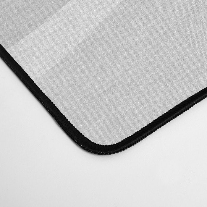 Modern Retro Liquid Swirl Abstract in Pale Grey Desk Mat Gallery Image 4