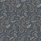 Paisley Line Art - Navy Coffee Mug Gallery Image 2