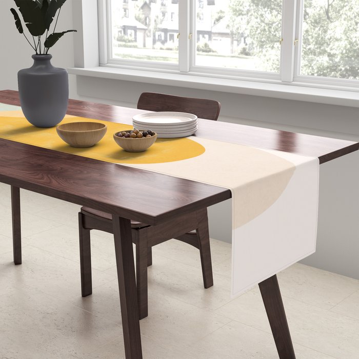 Playful Geometry 04 Table Runner Gallery Image 2