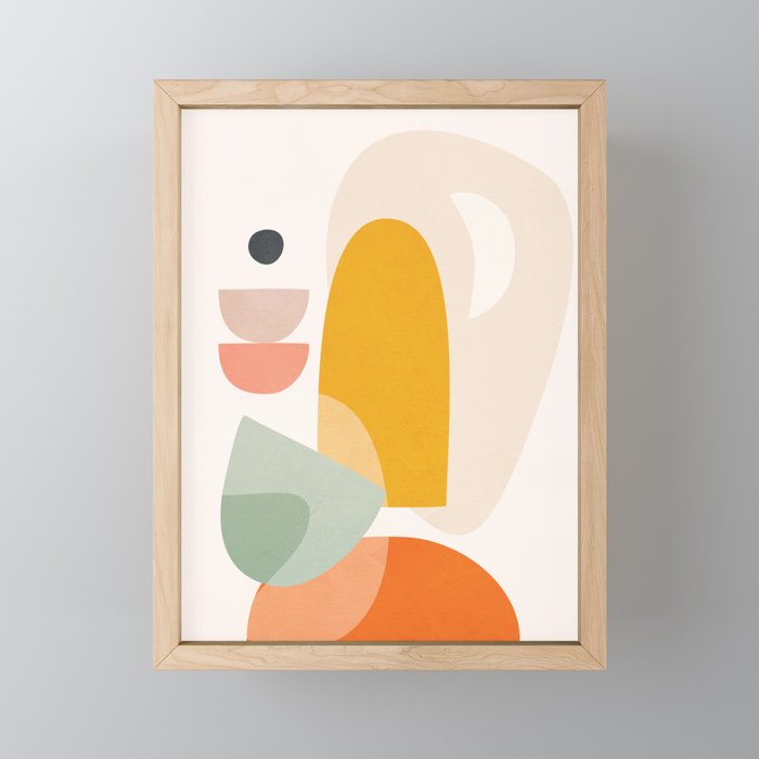 Playful Geometry 04 Mini Art Print Gallery Image 1