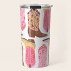Cowboy Boots (Warm Palette) Illustration  Travel Mug Gallery Image 1