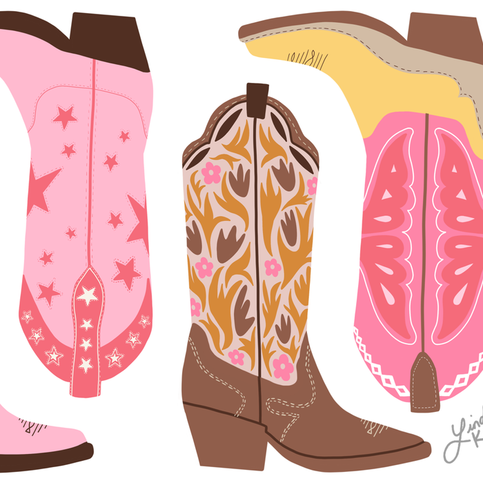 Cowboy Boots (Warm Palette) Illustration  Coffee Mug Gallery Image 2