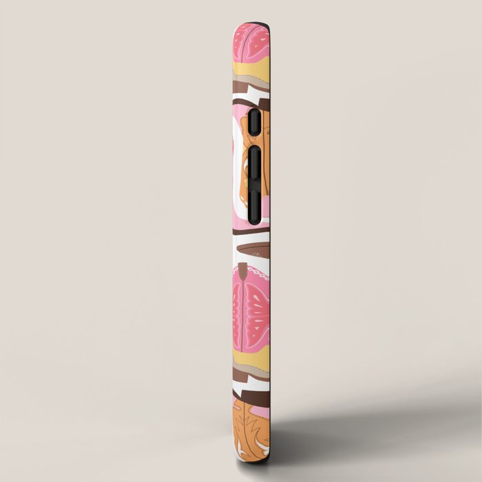 Cowboy Boots (Warm Palette) Illustration  iPhone Case Gallery Image 2
