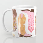 Cowboy Boots (Warm Palette) Illustration  Coffee Mug Gallery Image 3