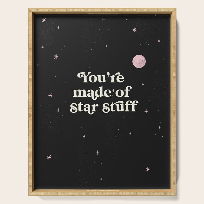 Star Stuff Space Print Serving Tray Gallery Image 1