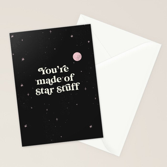 Star Stuff Space Print Stationery Card Gallery Image 2