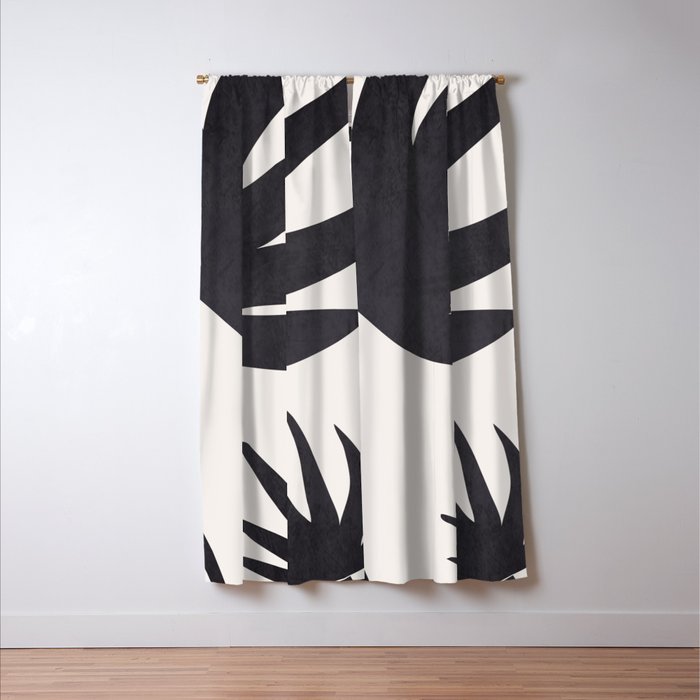 Abstract Minimal -Plant Window Curtain Gallery Image 3