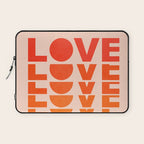Abstraction_LOVE_SUNSET_Minimalism_001 Laptop Sleeve Gallery Image 1