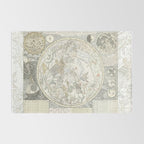 Star map of the Southern Starry Sky Rug Gallery Image 2