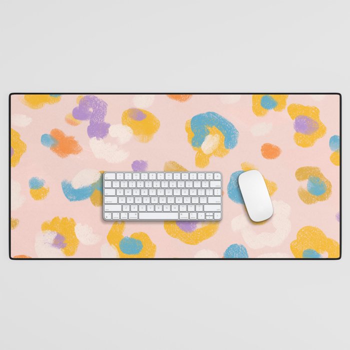 Spring Leopard Desk Mat Gallery Image 1