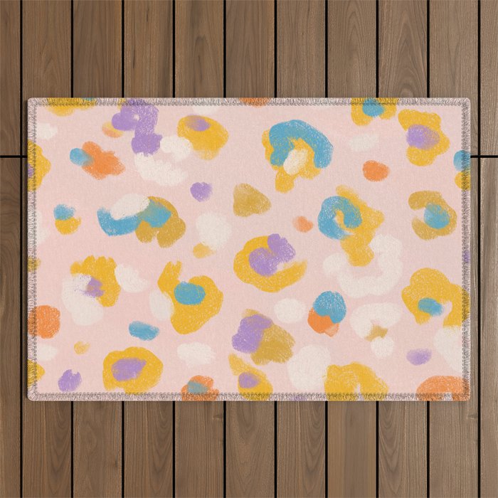 Spring Leopard Outdoor Rug Gallery Image 1