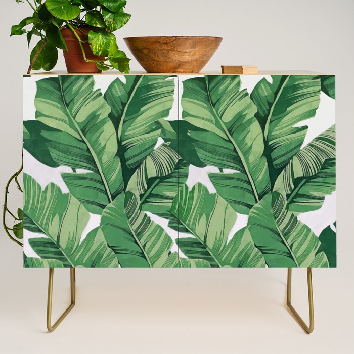 Tropical banana leaves V Credenza Gallery Image 1