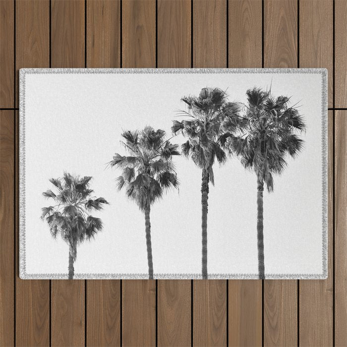 Four Palm Trees Outdoor Rug Gallery Image 1