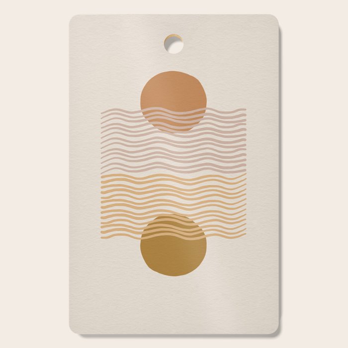 card games at the coast â natural Cutting Board Gallery Image 1