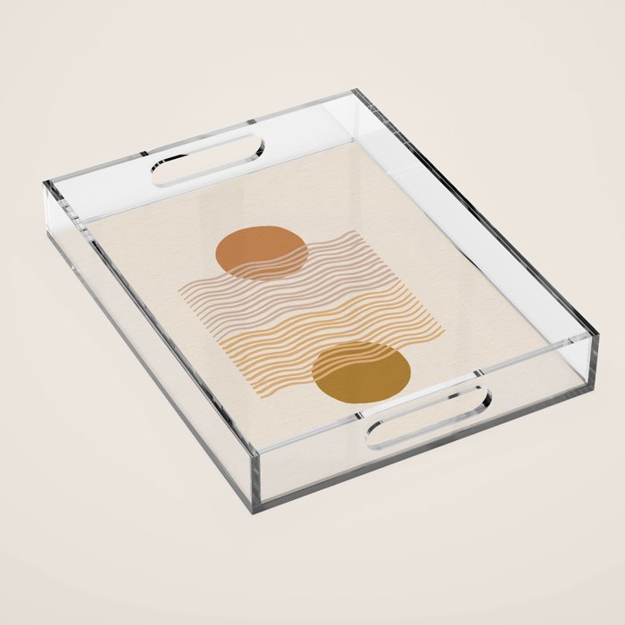 card games at the coast â natural Acrylic Tray Gallery Image 1