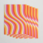 Wavy Retro Stripes Wrapping Paper Gallery Image 3
