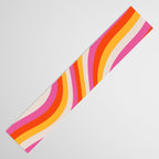 Wavy Retro Stripes Table Runner Gallery Image 3