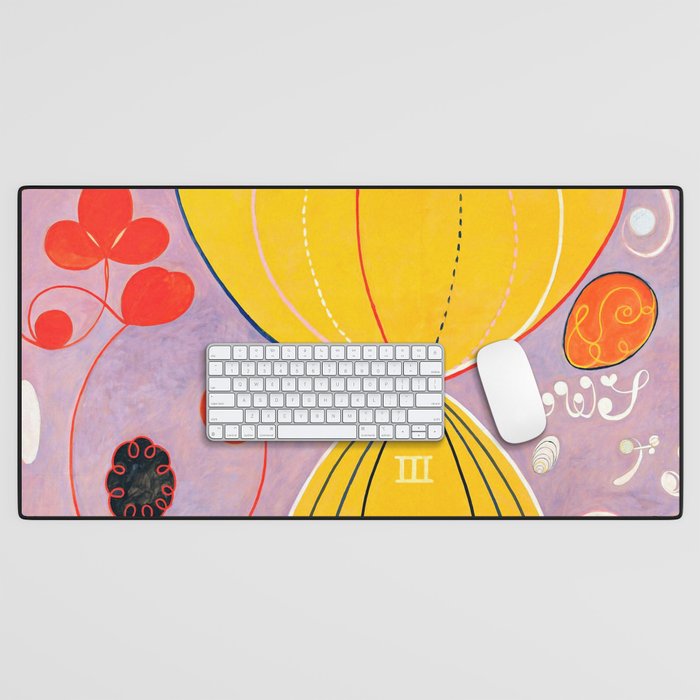 Hilma af Klint "The Ten Largest, No. 07, Adulthood, Group IV" Desk Mat Gallery Image 1