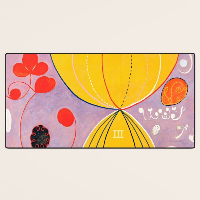 Hilma af Klint "The Ten Largest, No. 07, Adulthood, Group IV" Desk Mat Gallery Image 3