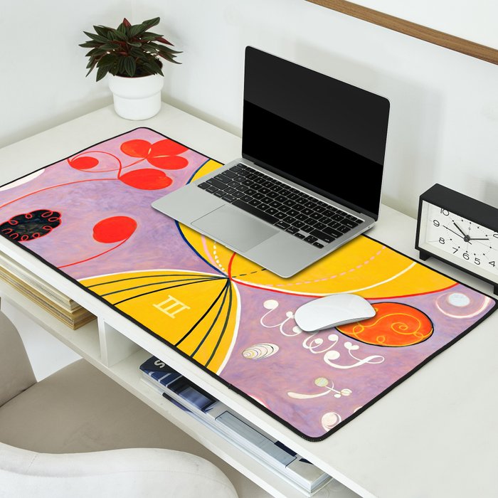 Hilma af Klint "The Ten Largest, No. 07, Adulthood, Group IV" Desk Mat Gallery Image 2