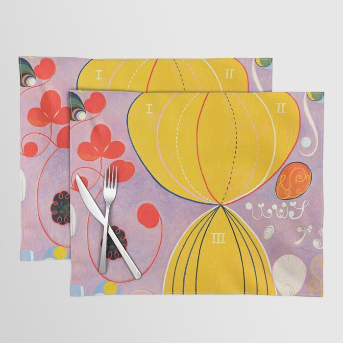 Hilma af Klint "The Ten Largest, No. 07, Adulthood, Group IV" Placemat Gallery Image 1