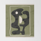Modern Abstract Art 21 Throw Blanket Gallery Image 2