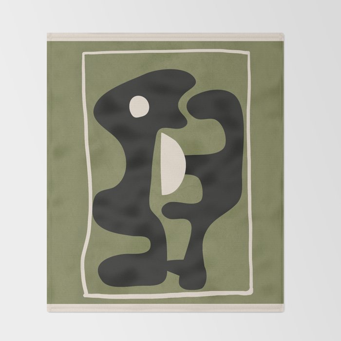 Modern Abstract Art 21 Throw Blanket Gallery Image 2