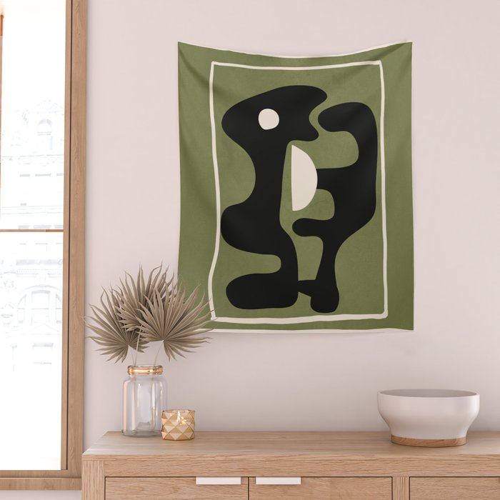 Modern Abstract Art 21 Wall Tapestry Gallery Image 2