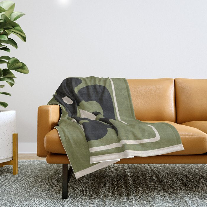 Modern Abstract Art 21 Throw Blanket Gallery Image 1