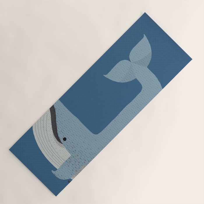 Whimsy Blue Whale Yoga Mat