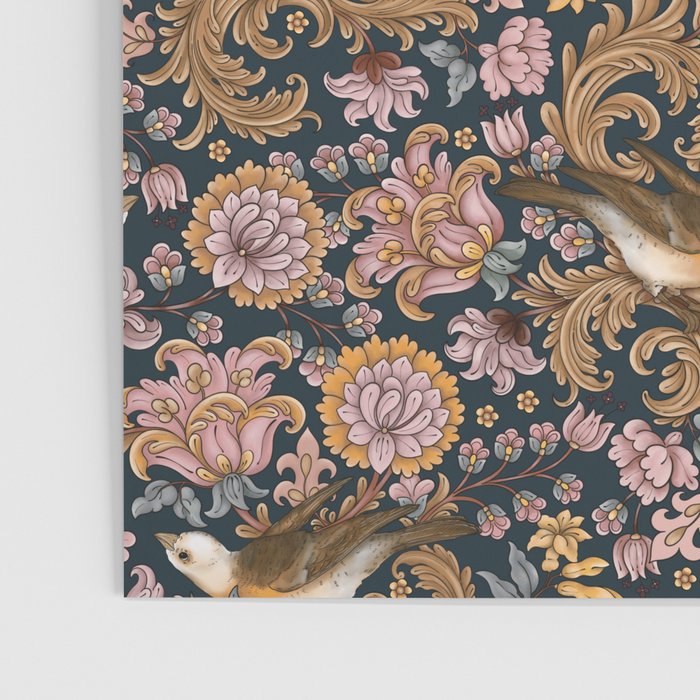 Ornate Bird Garden Poster Gallery Image 3