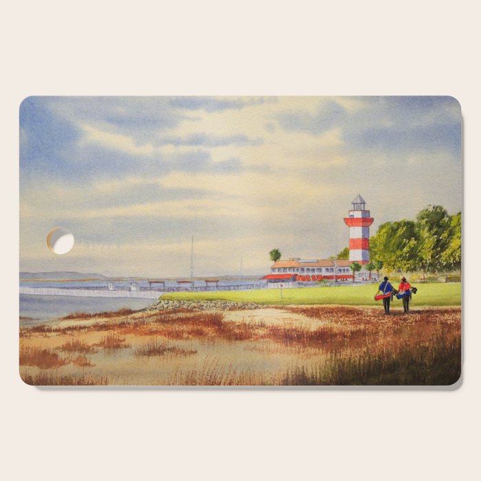 Harbor Town Golf Course SC Cutting Board Gallery Image 1