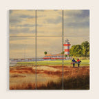 Harbor Town Golf Course SC Wood Wall Art Gallery Image 1