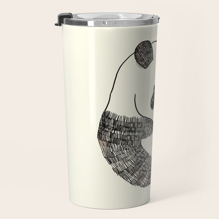 Panda Loves Ice Cream Travel Mug Gallery Image 3