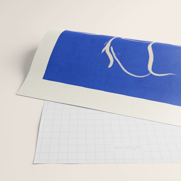 Minimal Abstract Art Three Faces 2 Wrapping Paper Gallery Image 2