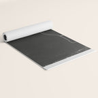 Minimalist Black and White Wine Glasses Yoga Mat Gallery Image 2